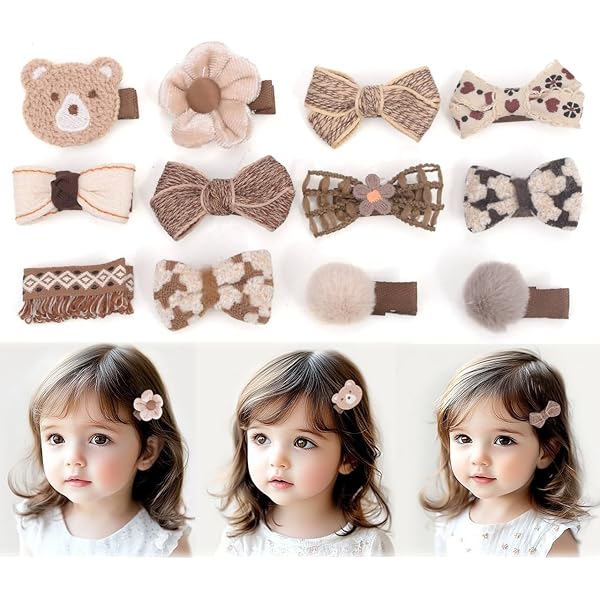 Amazon.co.jp: BIANHUAN ベビー ヘアクリップ 10本セット